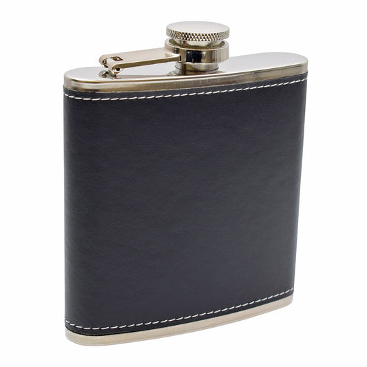 Leder-Flachmann, 150 ml – Gravierbar & Personalisiert