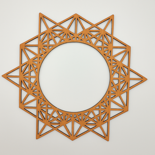 Sonnenrahmen aus Holz