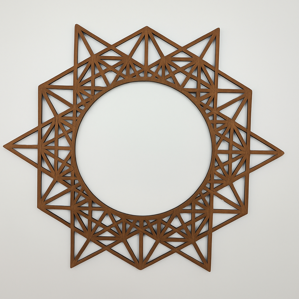 Sonnenrahmen aus Holz