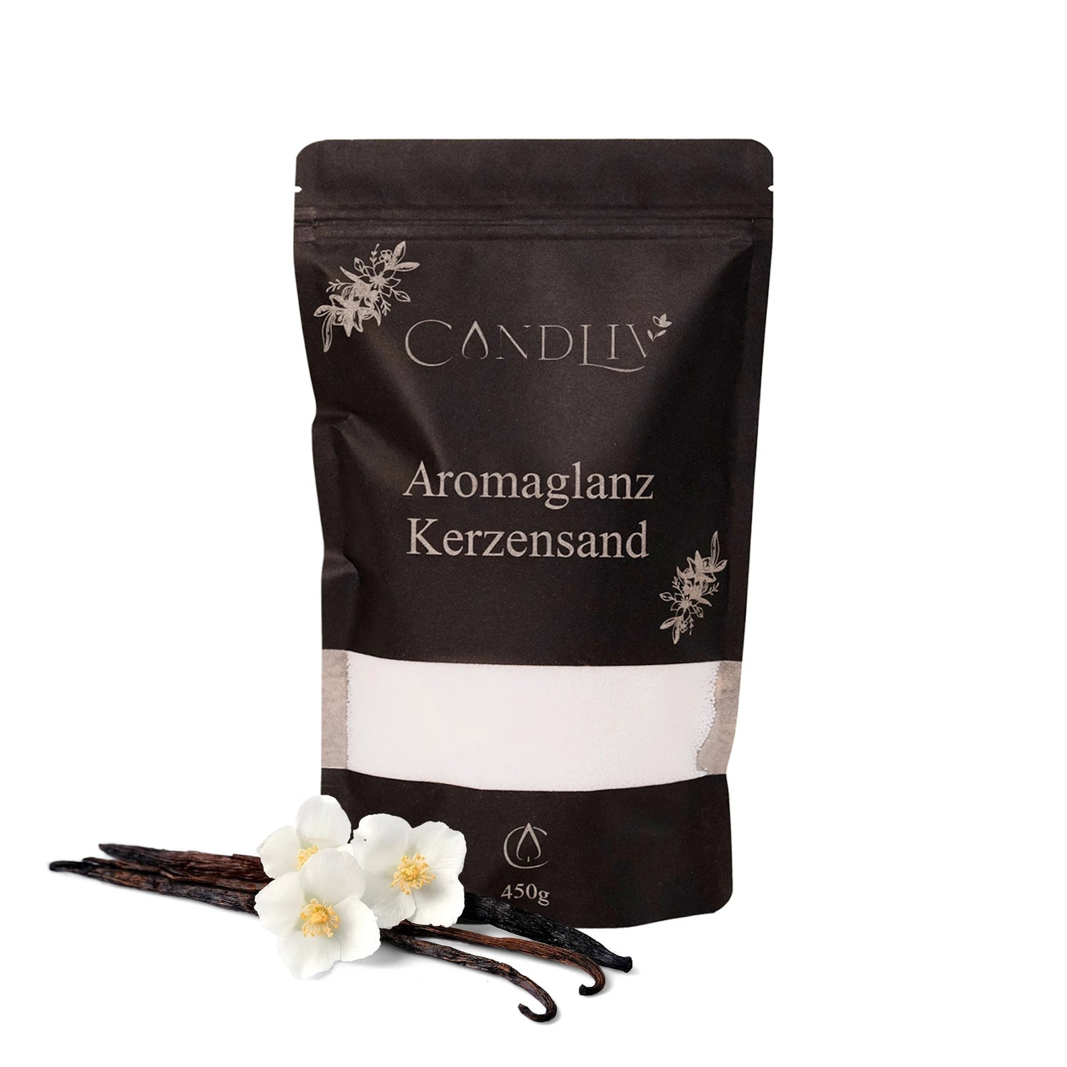Candliv Kerzensand Vanille mit natürlichem Duft, 450g