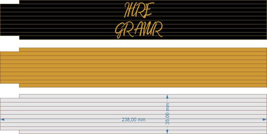 2 Meter Zollstock / Meterstab - Schwarz lackiert - mit Winkelanzeige und Einrastung