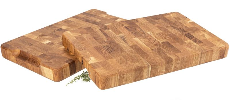 Stirnholz Hackblock aus geölter Eiche