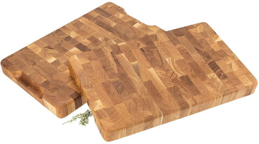 Stirnholz Hackblock aus geölter Eiche