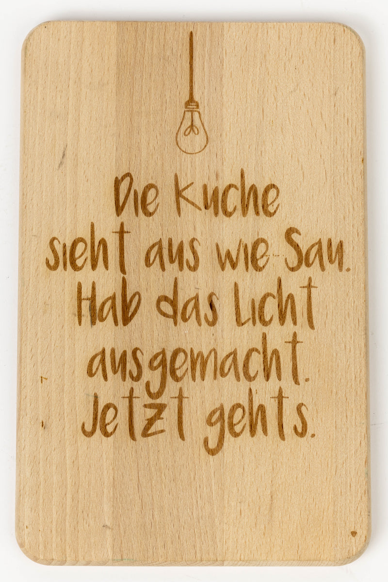 Kompaktes FSC®-zertifiziertes Buchenholz Schneidebrett