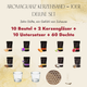 Aromaglanz Kerzensand - 10er Deluxe Set