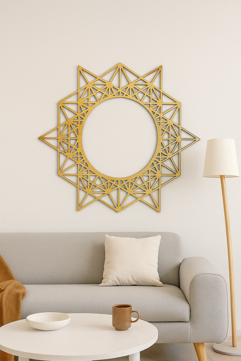 Sonnenrahmen aus Holz