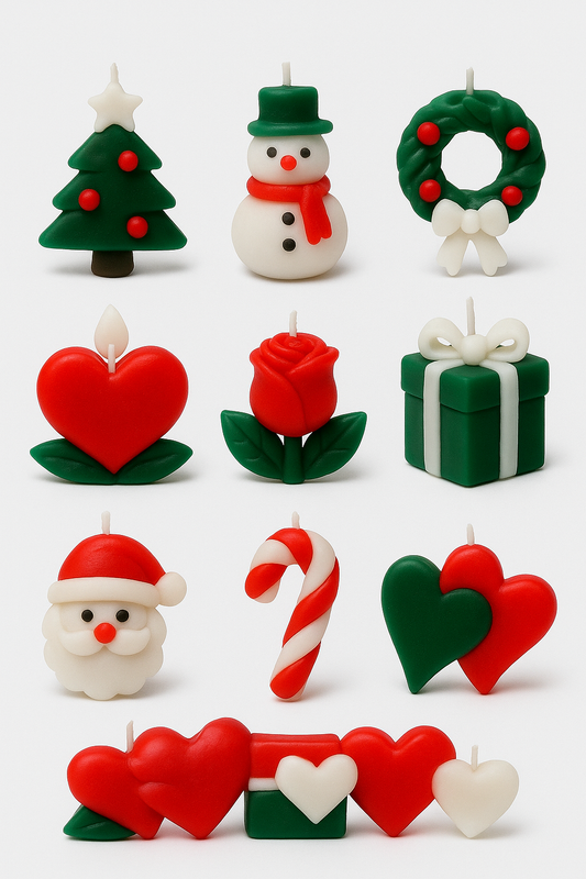 KnetKerze® 3er-Set – formen, basteln & leuchten