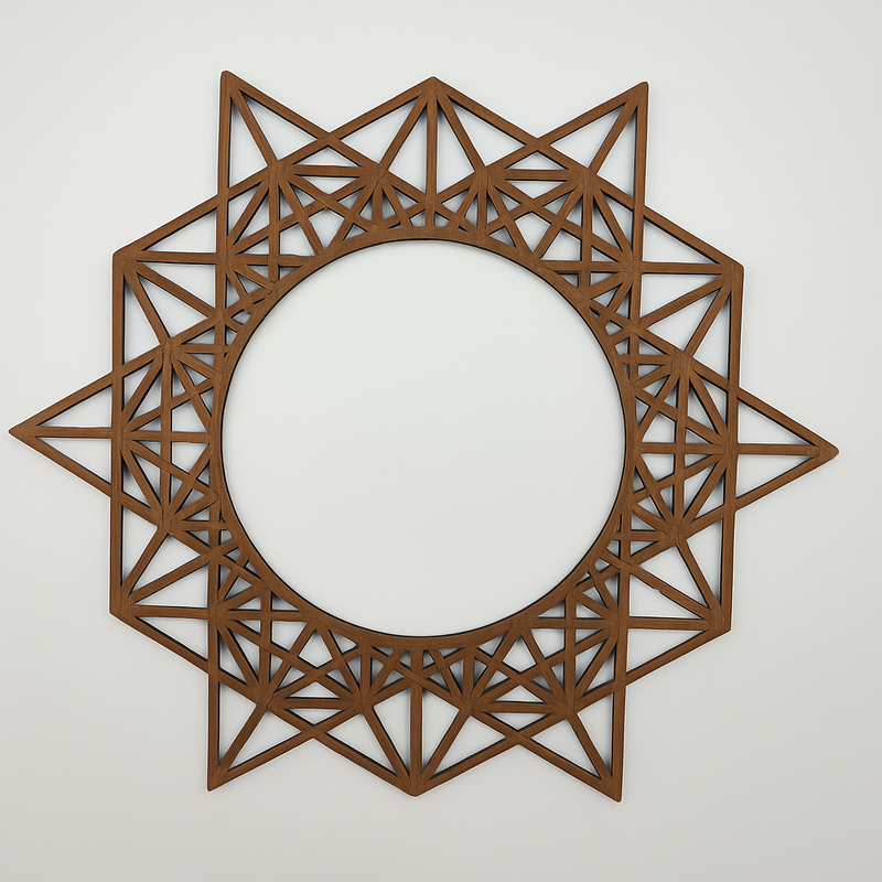 Sonnenrahmen aus Holz