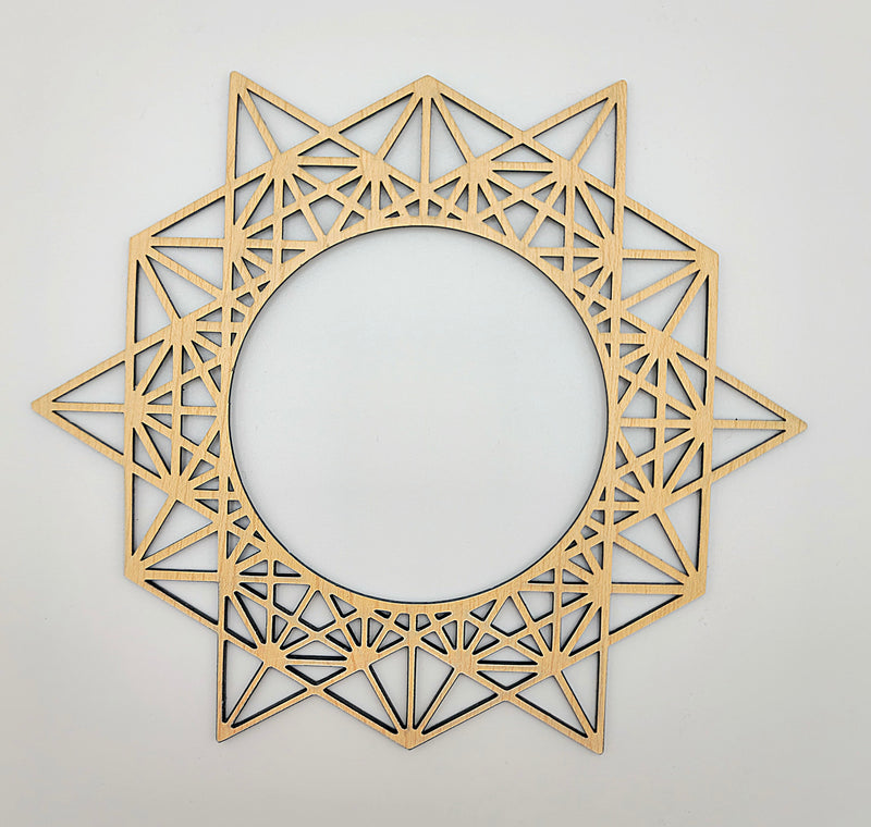 Sonnenrahmen aus Holz